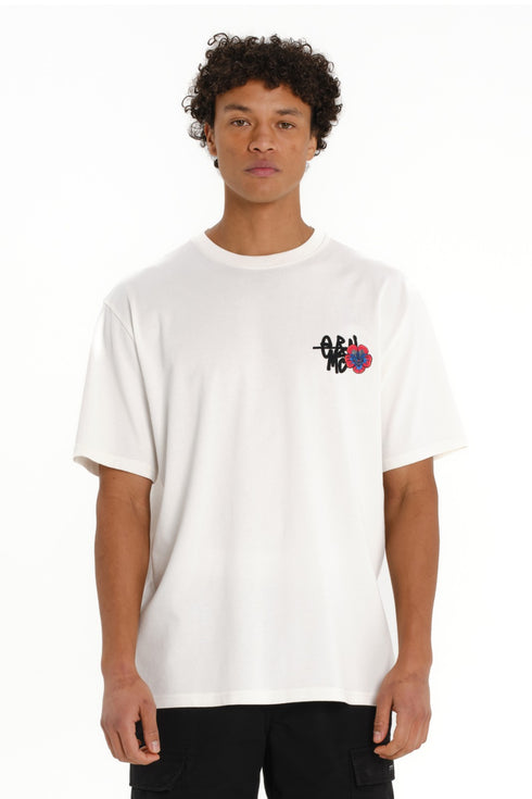 Emerson Flower Ανδρικό Κοντομάνικο T-Shirt Λευκό