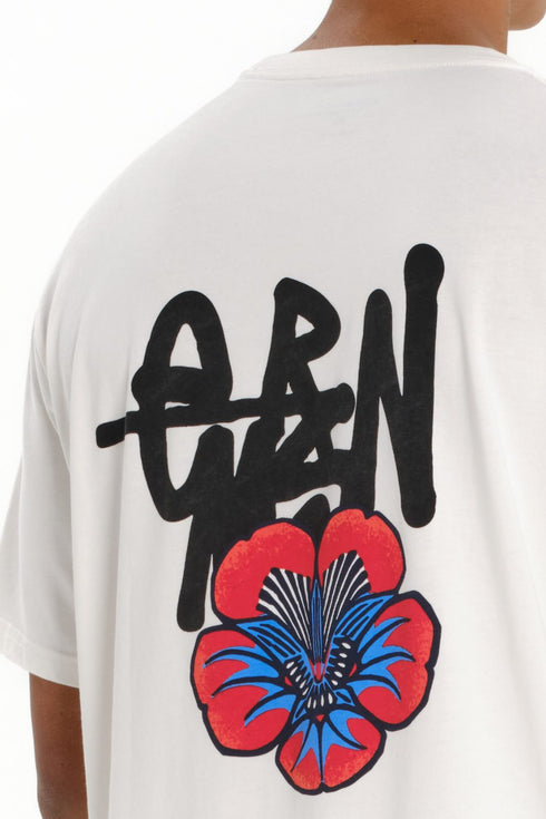 Emerson Flower Ανδρικό Κοντομάνικο T-Shirt Λευκό