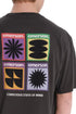 Emerson Κοντομάνικο T-Shirt Ανθρακί Με Τύπωμα Στην Πλάτη