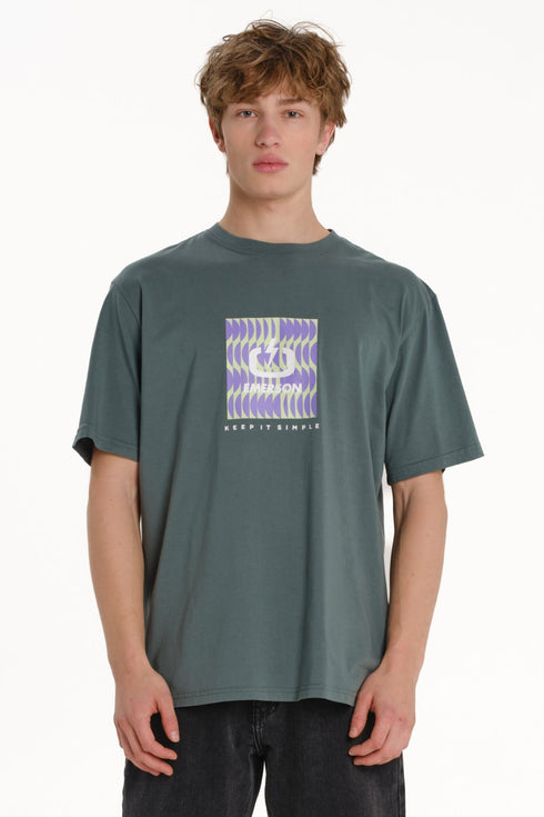 Emerson Logo Ανδρικό Κοντομάνικο T-shirt Πράσινο