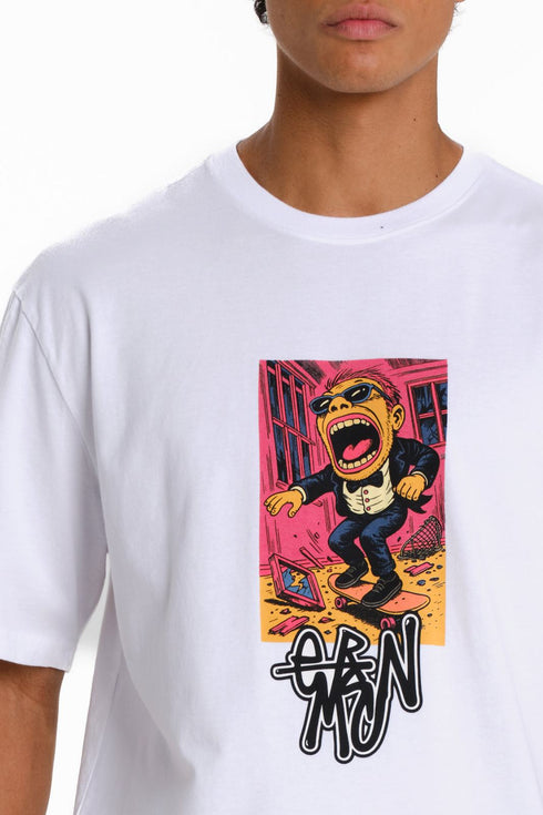 Emerson Ανδρικό Κοντομάνικο T-Shirt Λευκό