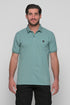 Ανδρικό Πόλο με Τύπωμα στο Γιακά Χρώμα Φυστικί Everbest