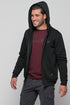 Ανδρική Ζακέτα Φούτερ Χρώμα Μαύρο Everbest