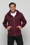 Ανδρική Ζακέτα Φούτερ Μπορντό Everbest