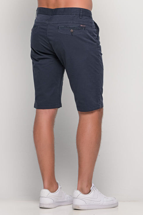 Ανδρική Βερμούδα Chino Χρώμα Μπλε Cotton Green