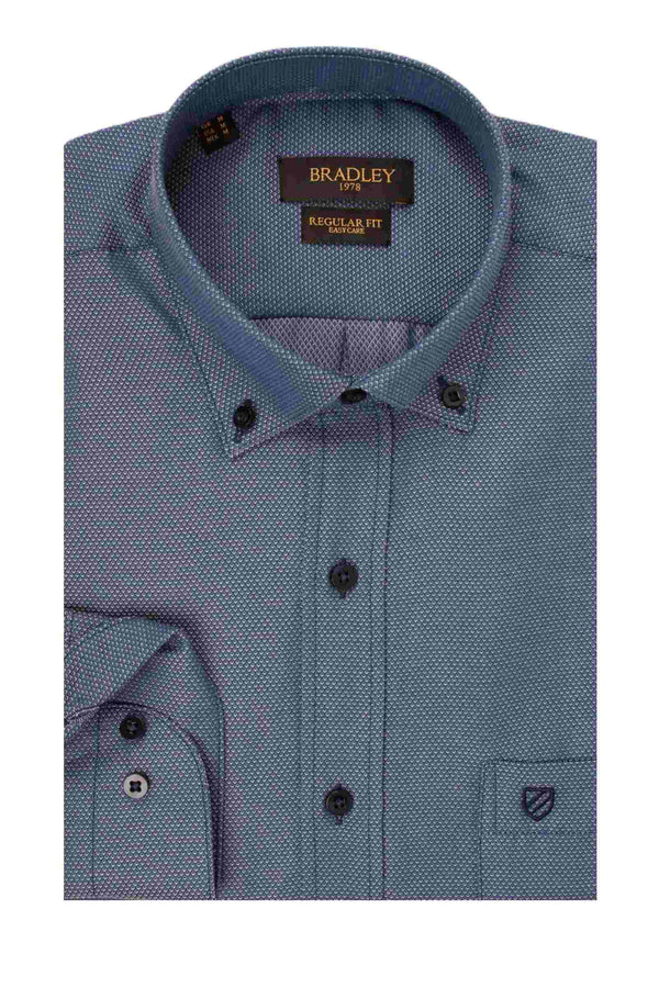 Ανδρικό Πουκάμισο Ραφ Σχεδιαστό Bradley