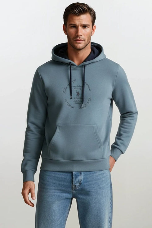 Ανδρικό Φούτερ Άνετη Γραμμή Ραφ Everbest