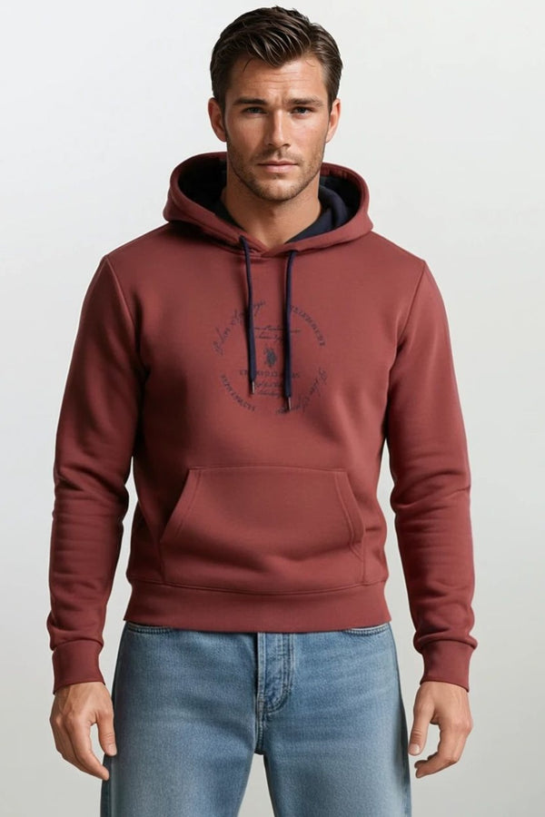 Ανδρικό Φούτερ Άνετη Γραμμή Κεραμιδί Everbest