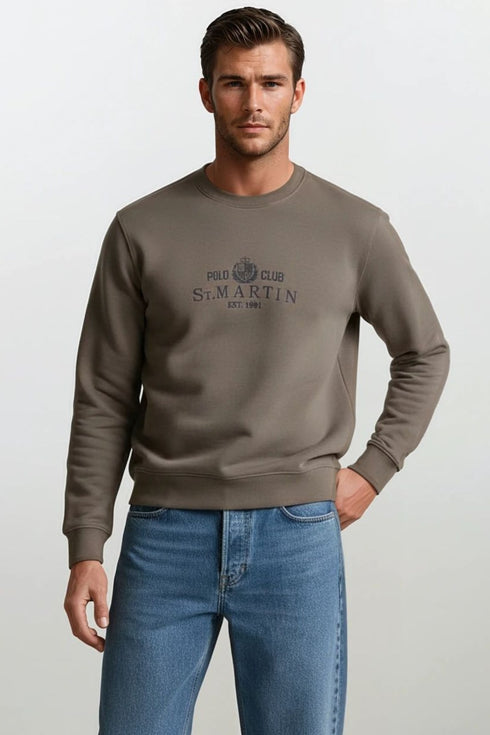 Everbest Ανδρικό Ελαφρύ Φούτερ Μπεζ