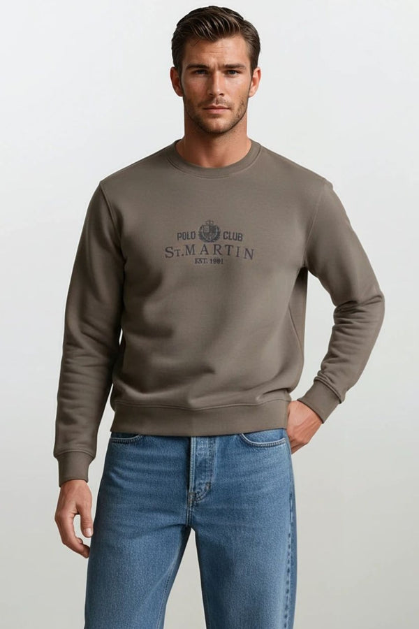 Everbest Ανδρικό Ελαφρύ Φούτερ Μπεζ