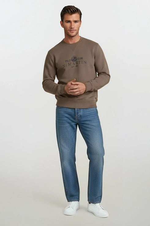 Everbest Ανδρικό Ελαφρύ Φούτερ Μπεζ