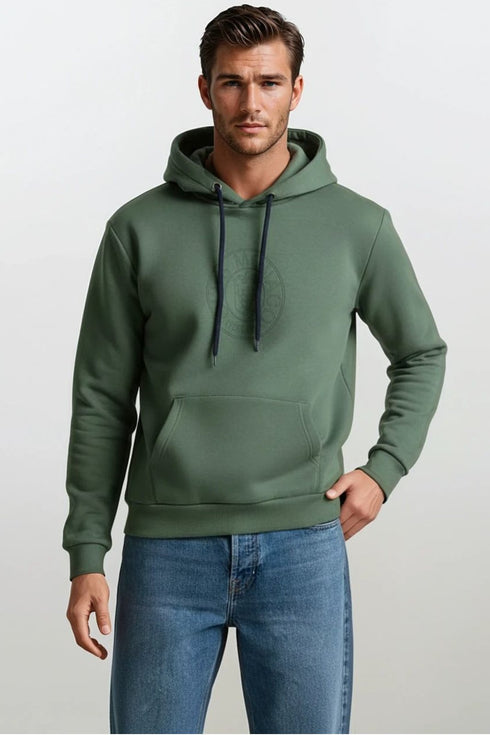 Ανδρικό Φούτερ Άνετη Γραμμή Φυστικί Everbest