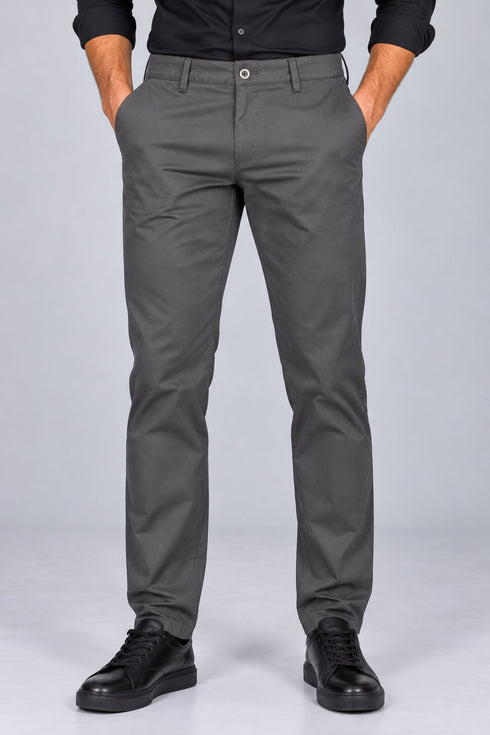 Ανδρικό Παντελόνι Smart Casual Γκρι Lexton