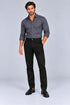 Ανδρικό Παντελόνι Smart Casual Μαύρο Lexton