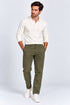 Ανδρικό Παντελόνι Chino σε Regular Fit Χακί Marcus
