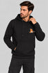 Ανδρικό φούτερ με κουκούλα Μαύρο Restart
