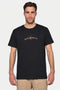 Ανδρικό T-Shirt Φλάμα Άνετη Γραμμή Μαύρο Everbest