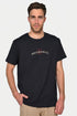Ανδρικό T-Shirt Φλάμα Άνετη Γραμμή Μαύρο Everbest