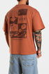 3Guys Ανδρικό T-Shirt Καφέ Theron