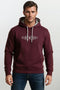 Ανδρικό Φούτερ Άνετη Γραμμή Μπορντό Everbest