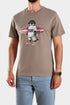 3Guys Ανδρικό T-Shirt Μπεζ Penguin