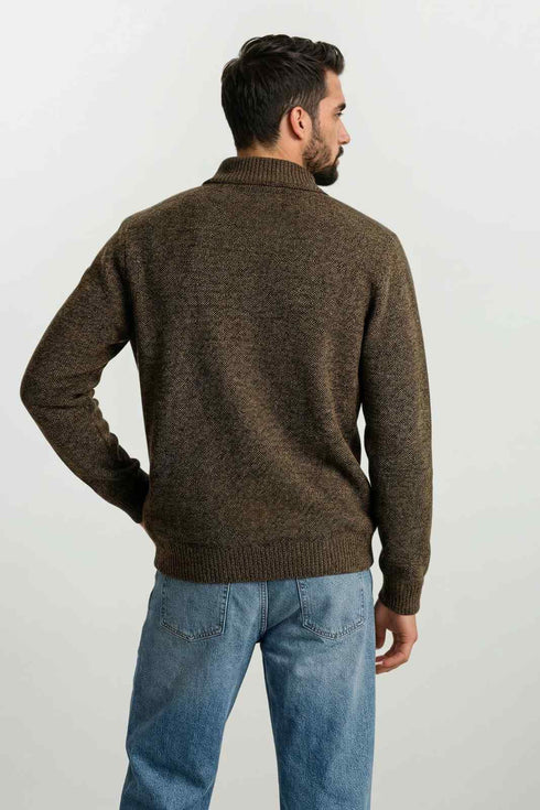 Ανδρική Ζακέτα Σενίλ Κάμελ Lexton