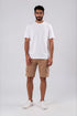 Ανδρική Βερμούδα Cargo Κάμελ Cotton Green