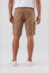 Ανδρική Βερμούδα Cargo Κάμελ Cotton Green