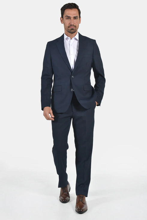 Ανδρικό Κοστούμι σε Κανονική Γραμμή Μπλε John Smith