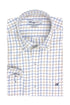 Ανδρικό Πουκάμισο Καρό Λευκό-Μπλε Bradley