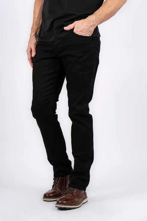 Pre End Ανδρικό Τζιν Παντελόνι Ίσια Γραμμή Μαύρο