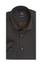 Ανδρικό Πουκάμισο Μαύρο με Καφέ Μοτίβο NCS