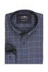Ανδρικό Πουκάμισο Καρό Μπλε NYT