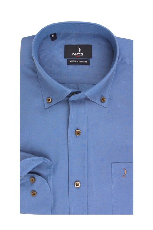 Ανδρικό Πουκάμισο Χρώμα Ραφ NCS