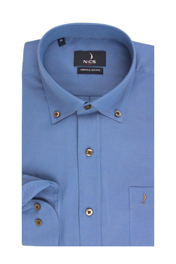Ανδρικό Πουκάμισο Χρώμα Ραφ NCS