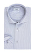 Ανδρικό Πουκάμισο Λευκό με Διακριτικό Μπλε Καρό