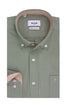 Ανδρικό Πουκάμισο Oxford Λαδί NCS