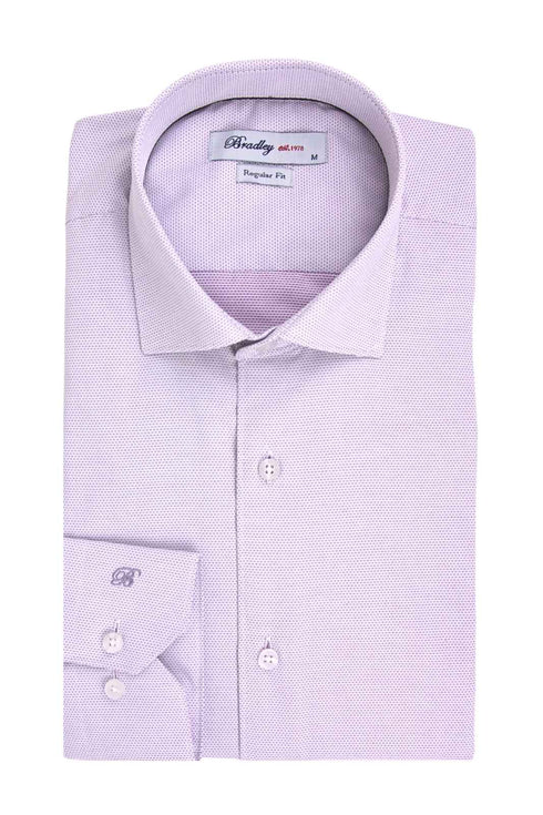 Bradley Ανδρικό Πουκάμισο Χρώμα Λιλά