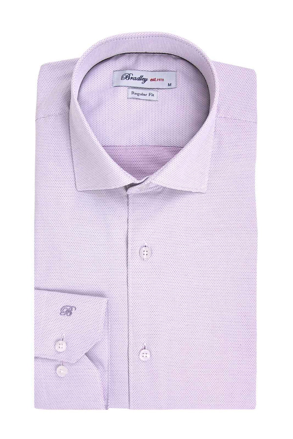 Bradley Ανδρικό Πουκάμισο Χρώμα Λιλά