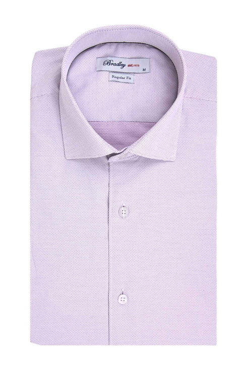 Bradley Ανδρικό Πουκάμισο Χρώμα Λιλά
