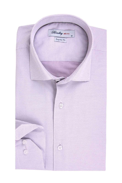 Bradley Ανδρικό Πουκάμισο Χρώμα Λιλά