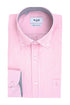 NCS Ανδρικό Πουκάμισο Ριγέ Ροζ-Λευκό