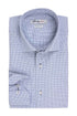 Bradley Ανδρικό Πουκάμισο Γαλάζιο με Μικροσχέδιο