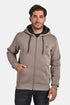 Ανδρική Ζακέτα Φούτερ Χρώμα Πούρου Everbest