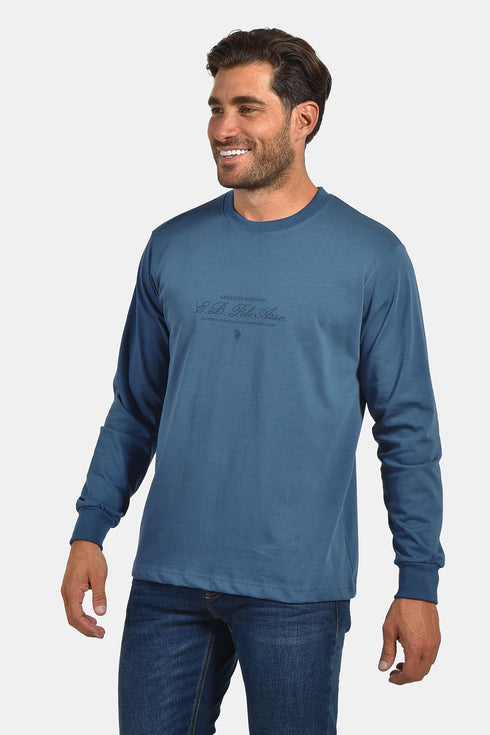 Ανδρική Μπλούζα Άνετη Γραμμή Ραφ Everbest