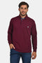 Ανδρική Λεπτή Μπλούζα Πόλο Πικέ Μπορντό Everbest