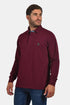 Ανδρική Λεπτή Μπλούζα Πόλο Πικέ Μπορντό Everbest