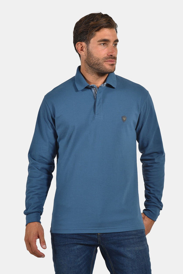 Ανδρική Λεπτή Μπλούζα Πόλο Πικέ Ραφ Everbest