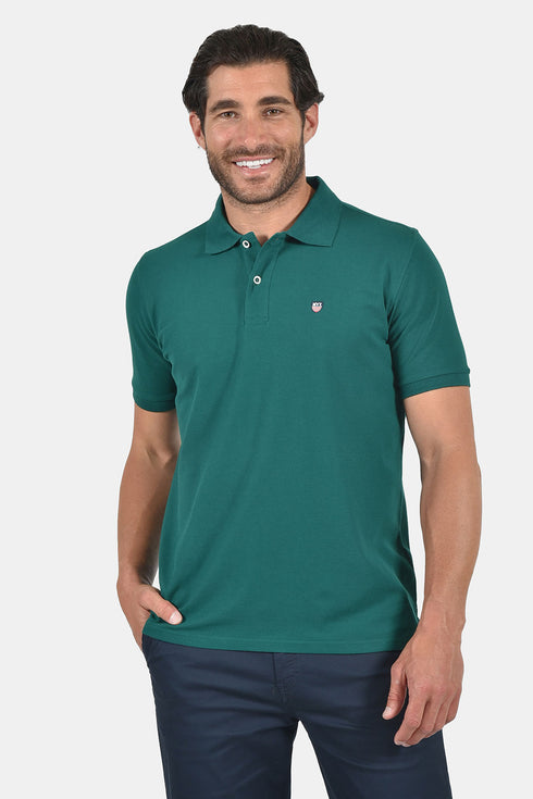 Ανδρικό Μπλουζάκι Πόλο Κανονική Γραμμή Πράσινο NYT