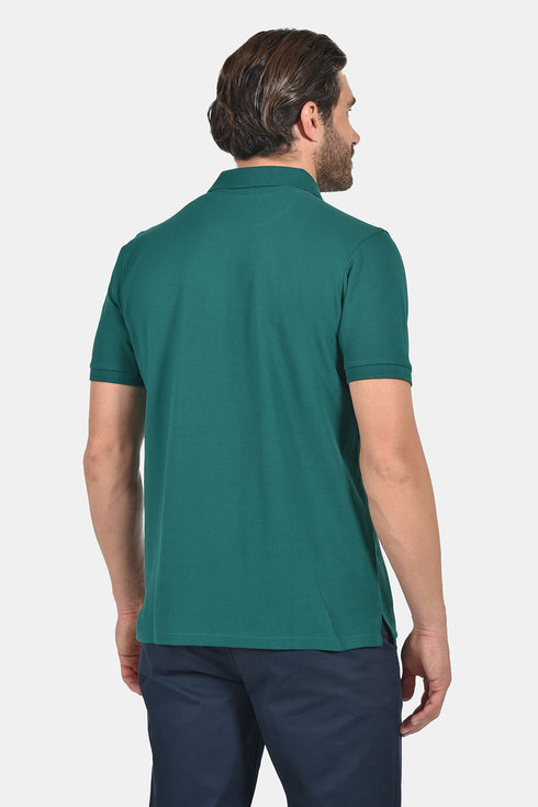 Ανδρικό Μπλουζάκι Πόλο Κανονική Γραμμή Πράσινο NYT